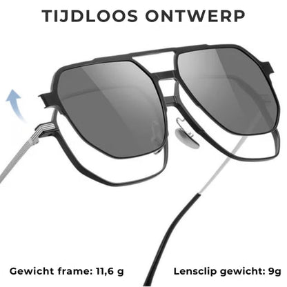 3-in-1 Gepolariseerde Zonnebril
