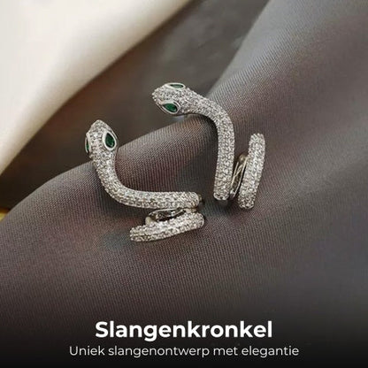 Oorclip Oorbellen - Slang Design