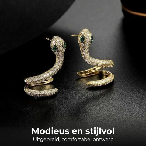 Oorclip Oorbellen - Slang Design