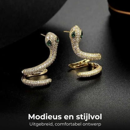 Oorclip Oorbellen - Slang Design