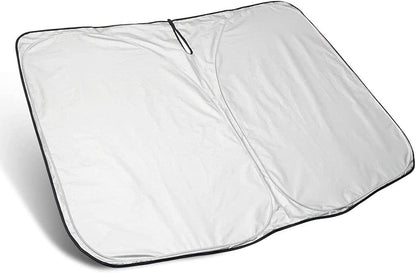 Foldable car sunshade with logo