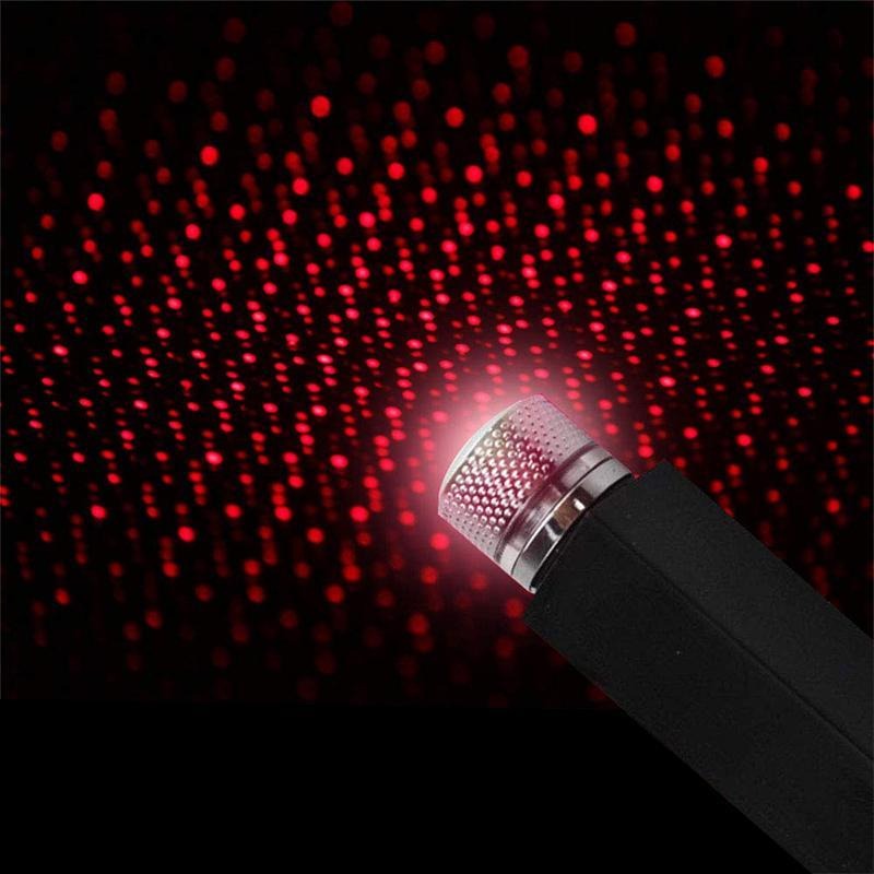USB Projectielampje Auto Sfeerverlichting