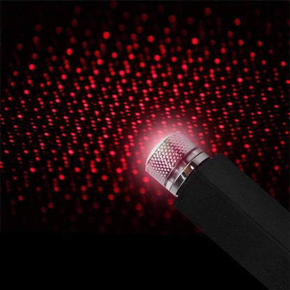 USB Projectielampje Auto Sfeerverlichting