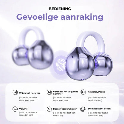 Bluetooth Oorclip Koptelefoon