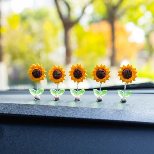 Zonnebloem Dashboard Decoratie (5st)