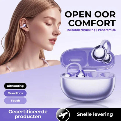 Bluetooth Oorclip Koptelefoon