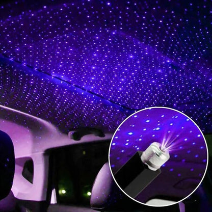 USB Projectielampje Auto Sfeerverlichting