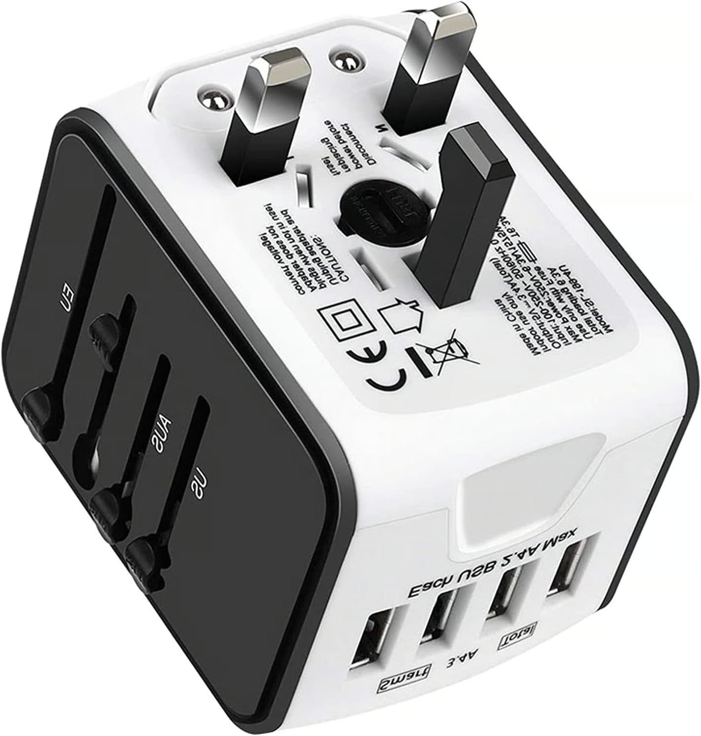 Alles-in-één Reislader Adapter