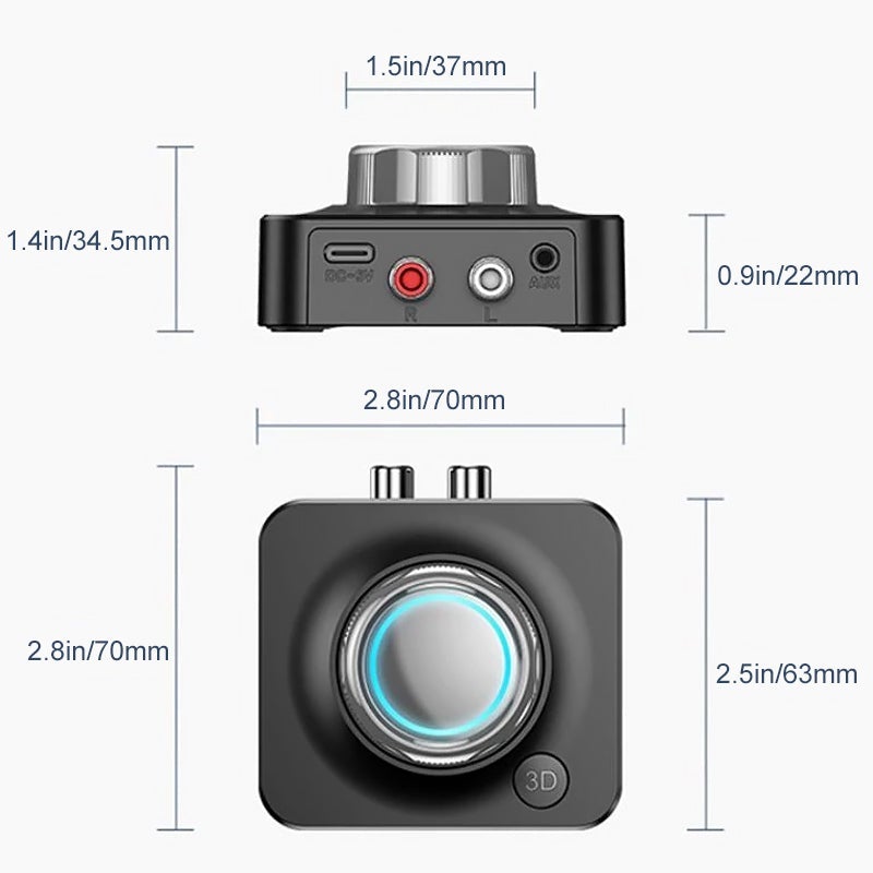 Bluetooth RCA/AUX-adapter