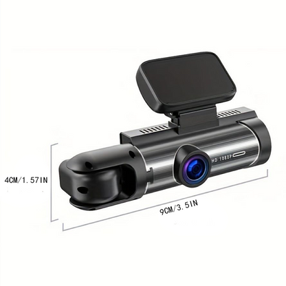 360° Panorama Dash Cam – HD Inside & Outside Recording