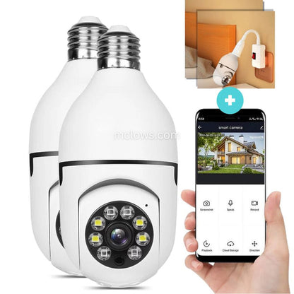 De Originele LampCam360™ - Draadloze Slimme Beveiligingscamera