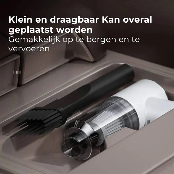 Mini snoerloze handstofzuiger
