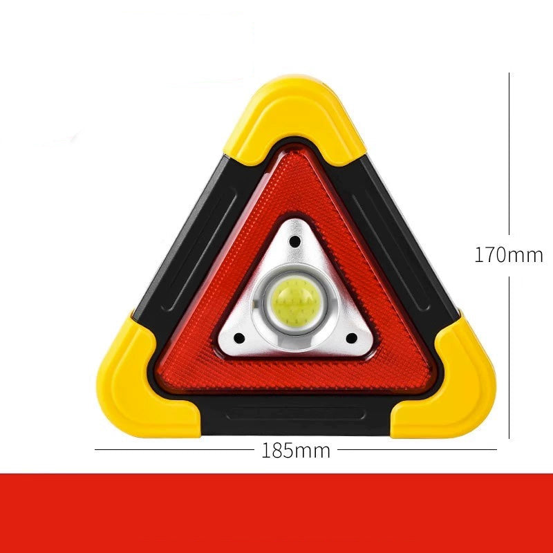 WEIQUEEN LED Multifunktionelle solarbetriebene Dreibein-Warnleuchte für Autos
