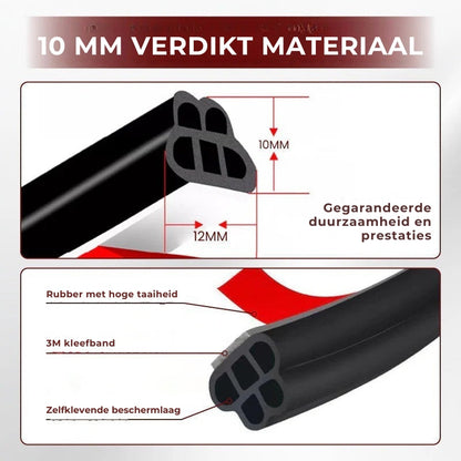 AutoSeal - Afdichtstrips Autodeur Geluidsisolatie