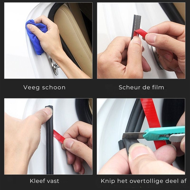 AutoSeal - Afdichtstrips Autodeur Geluidsisolatie