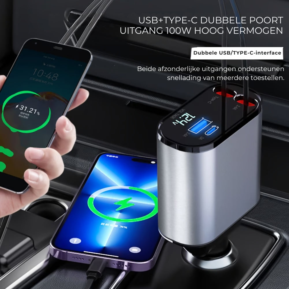 Fast-charging Autolader - Multi-toestel