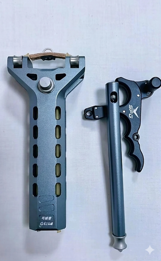 G4G5 Professional Telescopic Aluminum Alloy Slingshot（Auto-Loading Bow）