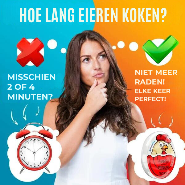 Kleurveranderende Timer voor Hardgekookte Eieren