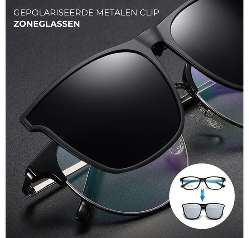 Zonnebril Brilclip