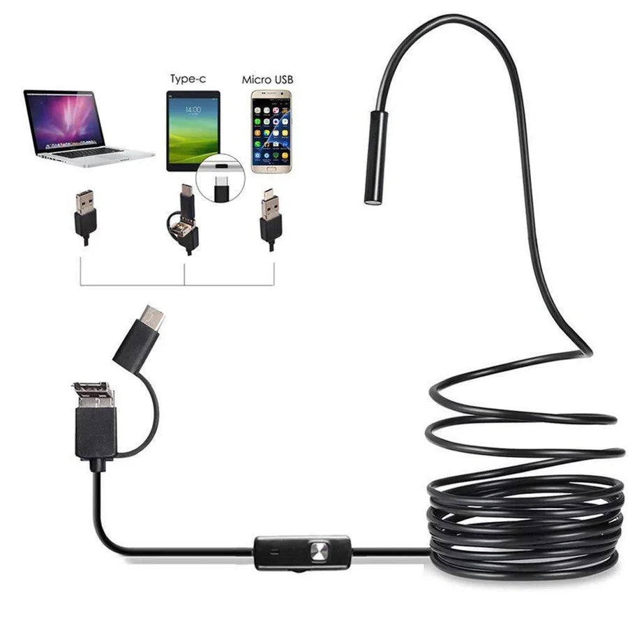Halfharde endoscoopcamera - Wifi, Autofocus