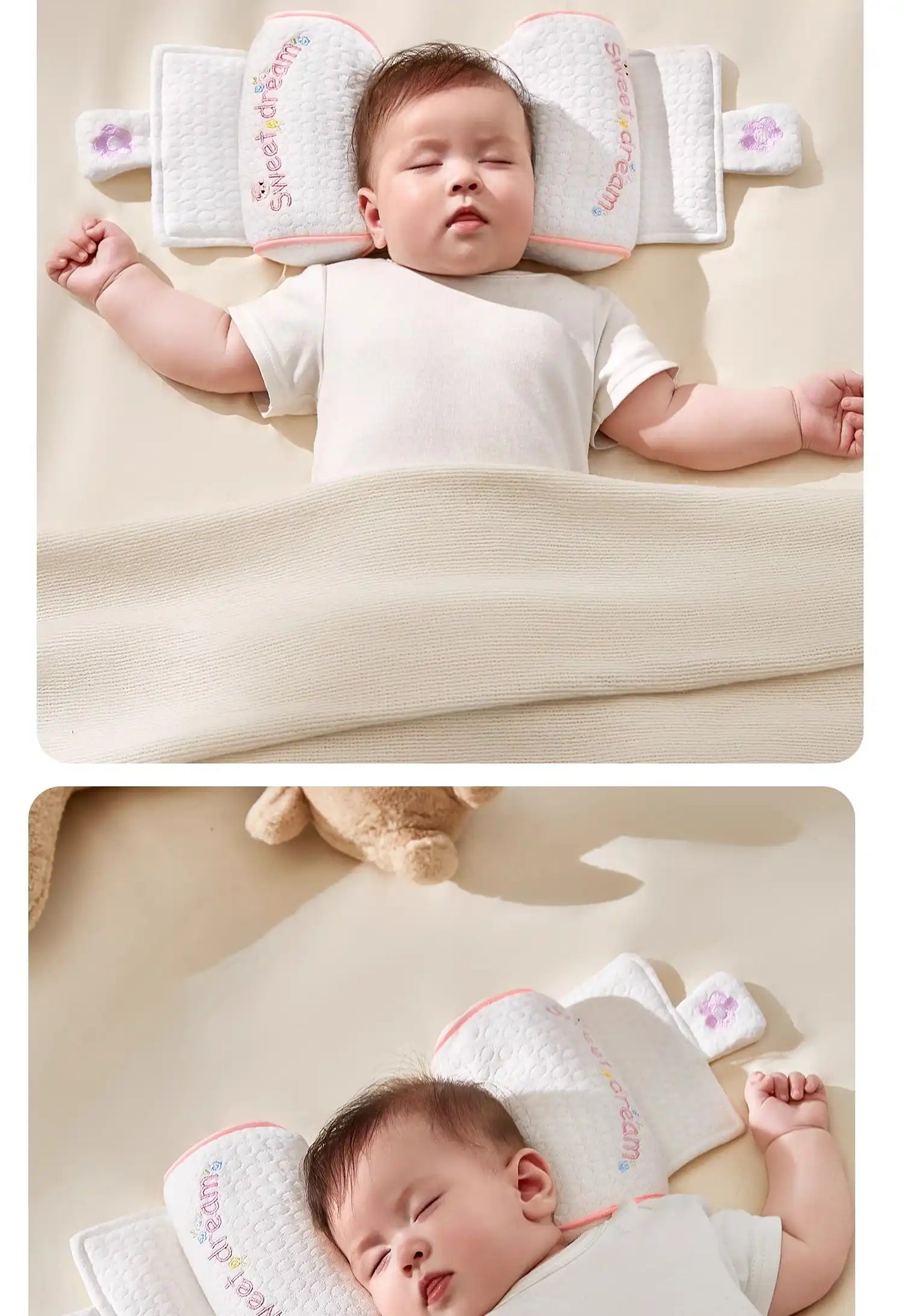 Baby-Kopfkissen für die ideale Kopfform