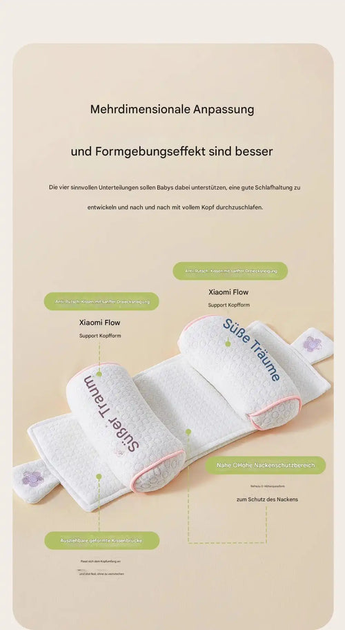 Baby-Kopfkissen für die ideale Kopfform