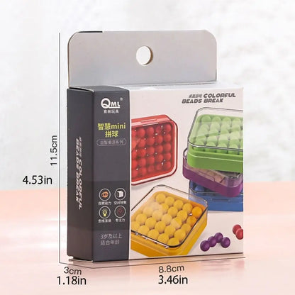 WEIQUEEN Game IQ Games Focus Gifts Kids Plastic Intelligence Magic Box Beads Board Game Montessori Toys Children Puzzle Box Game