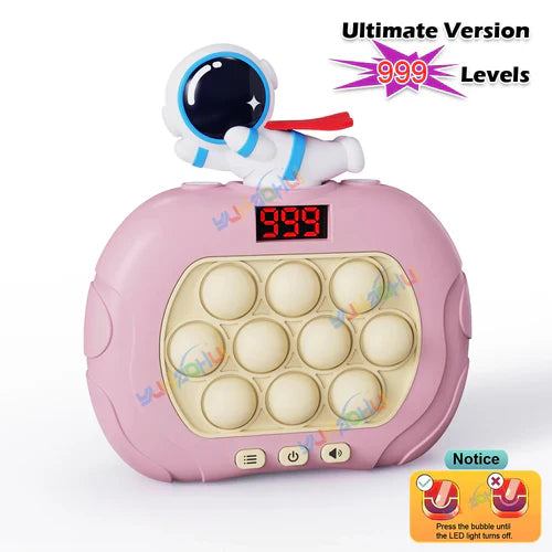 999 Level Electronic Pop Push Quick Push Game Console with LED Display - MEACAOFG