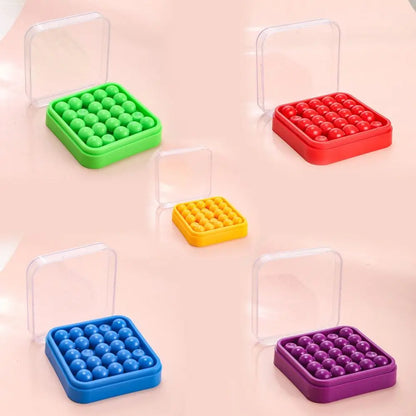 WEIQUEEN Game IQ Games Focus Gifts Kids Plastic Intelligence Magic Box Beads Board Game Montessori Toys Children Puzzle Box Game