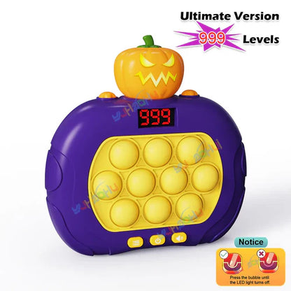 999 Level Electronic Pop Push Quick Push Game Console with LED Display - MEACAOFG