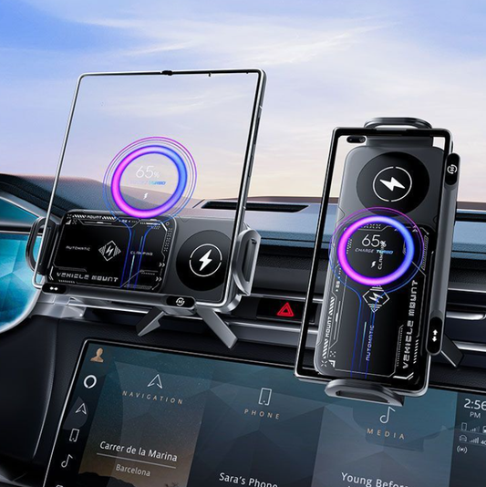 TechNova Car Mount Electric  Stand – Wireless Charging Compatible