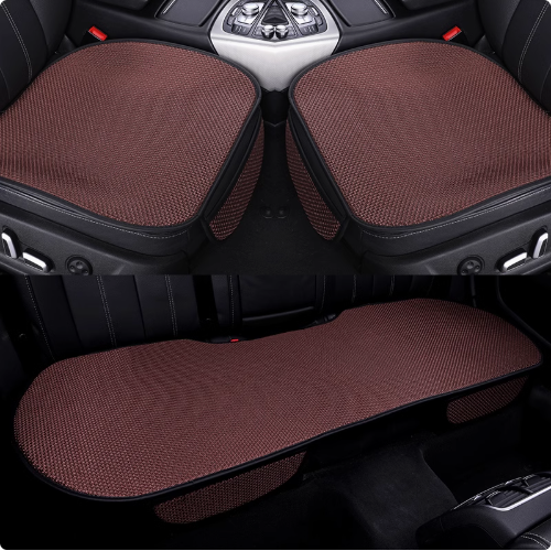 BreezeCore Silk Seat Cushion-Breathable Comfort & Storage Pocket