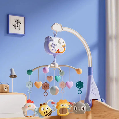 Spinning Bed Bells with Music
