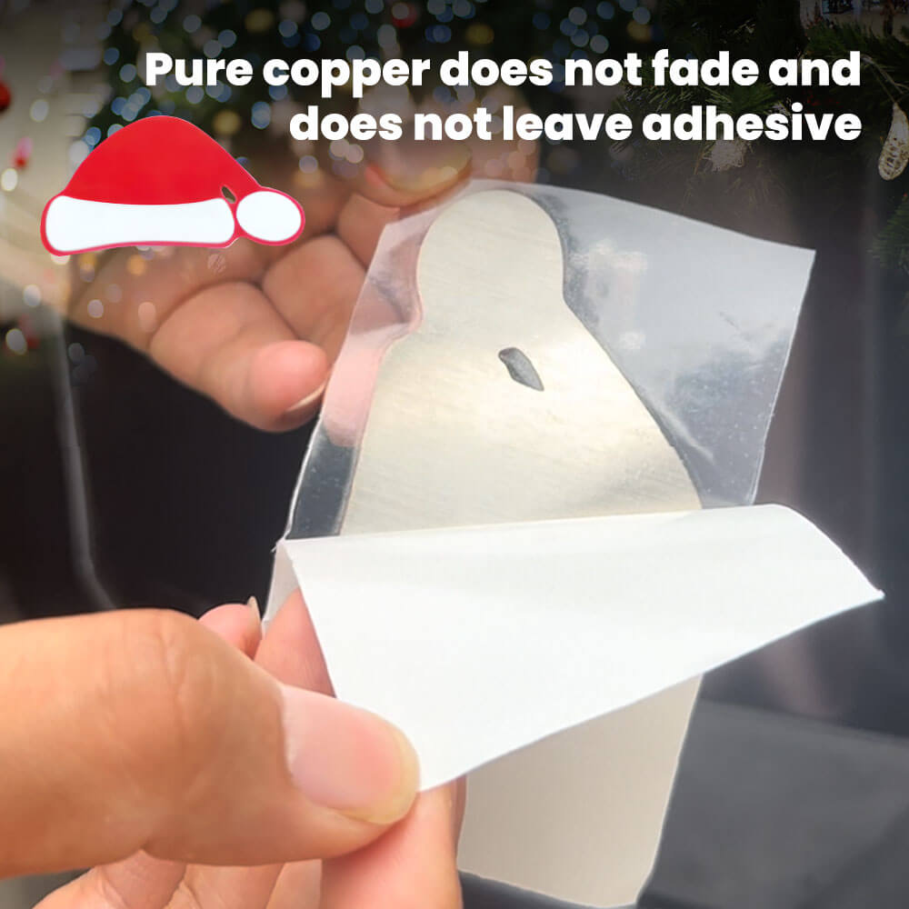 WEIQUEEN™ Autodeko mit lustigem Santahut-Motiv für die Weihnachtszeit