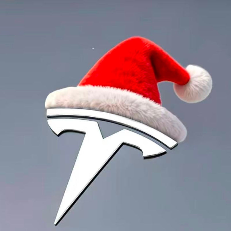 WEIQUEEN™ Autodeko mit lustigem Santahut-Motiv für die Weihnachtszeit