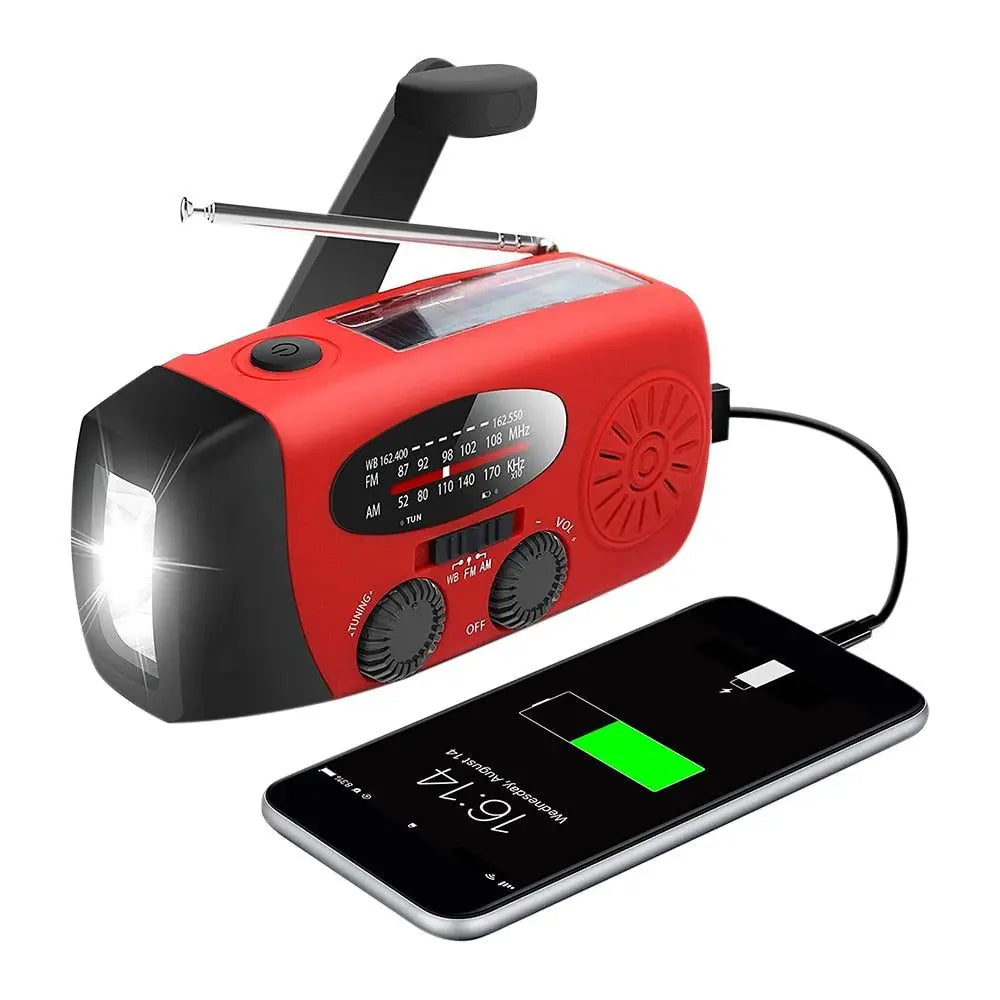 Multifunctionele nood- en werkradio