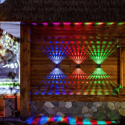 ☀️ LED solar wandlampen voor buiten, waterdicht
