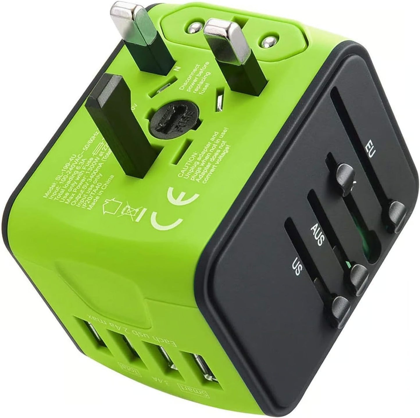 Alles-in-één Reislader Adapter