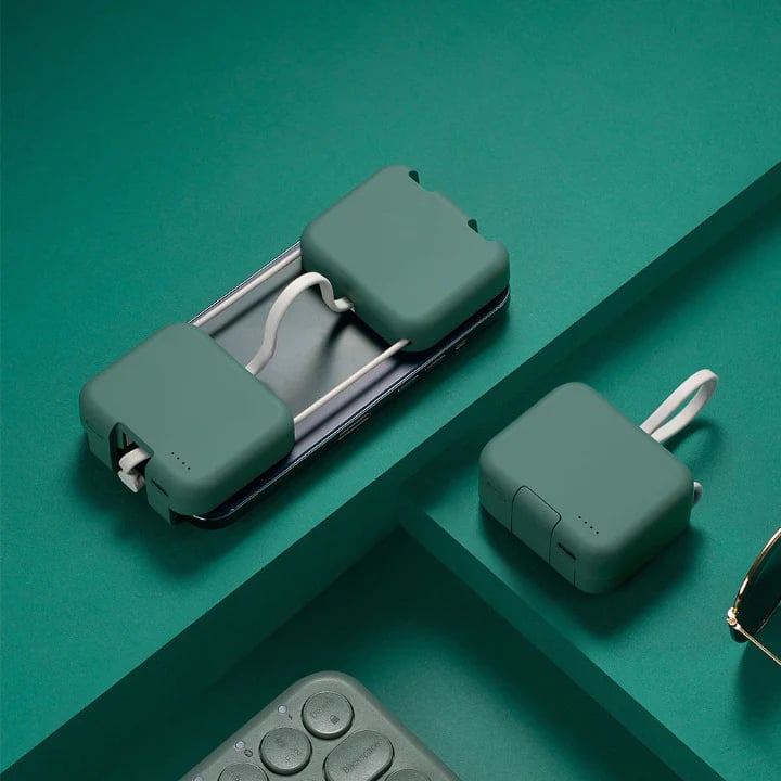 Mini Power Bank en Telefoonhouder
